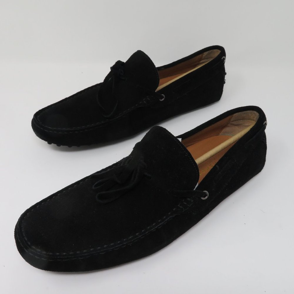 BLACK Used Men's New Republic Mark McNairy WOOSTER 11 Suede Driving Mocs AS IS